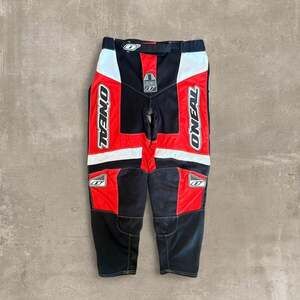 O'Neal Hardwear Motocross Racing Pants Red Black Size 36
